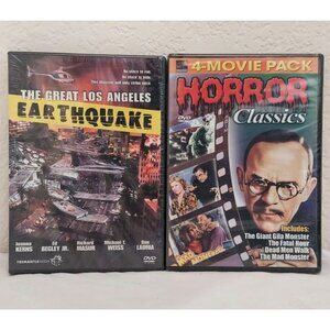 Horror Classics 4 Movie Pack Vol. 3, The Great Los Angeles Earthquake (2006) Lot